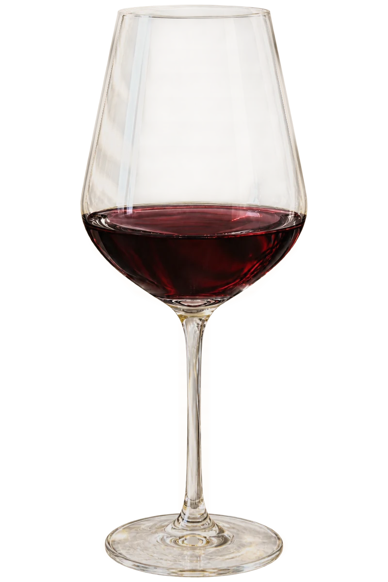 A glass of Dolcetto