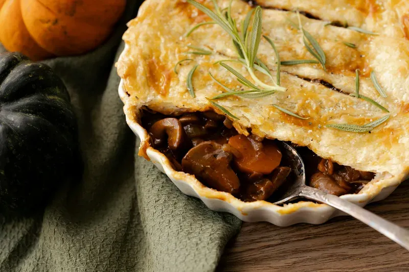 Mushroom pie